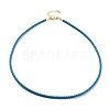 Braided Round Imitation Leather Bracelets Making BJEW-H610-01G-13-1