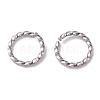 Non-Tarnish 304 Stainless Steel Open Jump Rings X-STAS-F191-12P-D-2