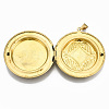 Brass Handmade Indonesia Style Locket Pendants KK-N239-001-2