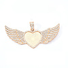 Alloy Pendant Cabochon Settings X-PALLOY-S107-001KC-RS-1