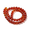 Natural Carnelian Beads Strands G-G390-8mm-03-4