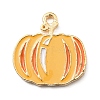 Thanksgiving Day Alloy Enamel Pendants X-ENAM-D060-02B-KCG-1