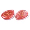 Cherry Quartz Glass Pendants G-T122-72L-4