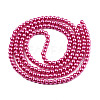 Baking Paint Pearlized Glass Pearl Round Bead Strands LS-HY-Q003-10mm-10-3