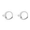 Tarnish Resistant 316L Surgical Stainless Steel Leverback Earring Findings STAS-F075-38P-1