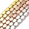 Electroplate Glass Beads Strands EGLA-H109-09-1