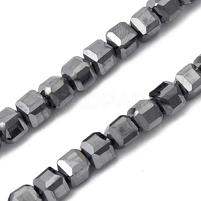 Synthetic Terahertz Stone Beads Strands G-H327-L03-03-1