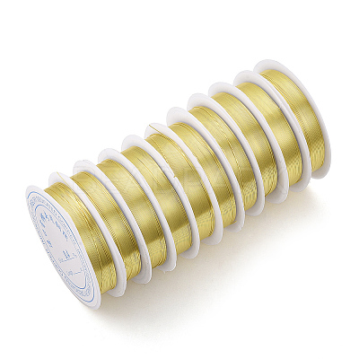 Round Copper Jewelry Wire CWIR-Q006-0.7mm-G-1
