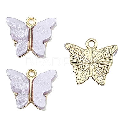 Alloy with Acrylic Charms FIND-WH0260-33LG-03-1