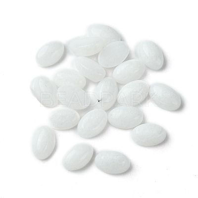 Natural White Jade Cabochons G-A094-01A-13-1