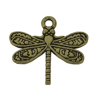 Tibetan Style Alloy Pendants TIBEP-Q061-41AB-LF-1