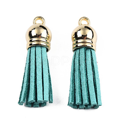 Faux Suede Tassel Pendant Decorations FIND-T002-B37-1