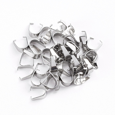 Stainless Steel Snap on Bails YS-TAC0003-05A-P-1