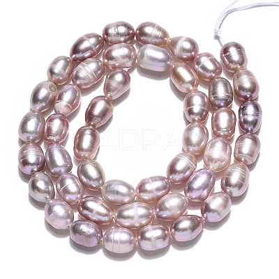 Natural Cultured Freshwater Pearl Beads Strands PEAR-N012-05P-1