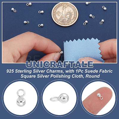 16Pcs 925 Sterling Silver Charms STER-UN0001-85B-1