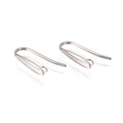 Tarnish Resistant 304 Stainless Steel Earring Hooks X-STAS-F227-23-P-1