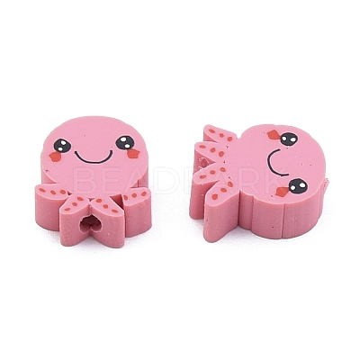 Handmade Polymer Clay Beads X-CLAY-C001-09-1