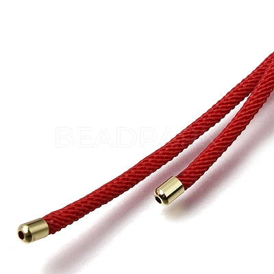 2.5MM Adjustable Braided Nylon Cords Necklace Making FB-CBAA152-02G-28-1
