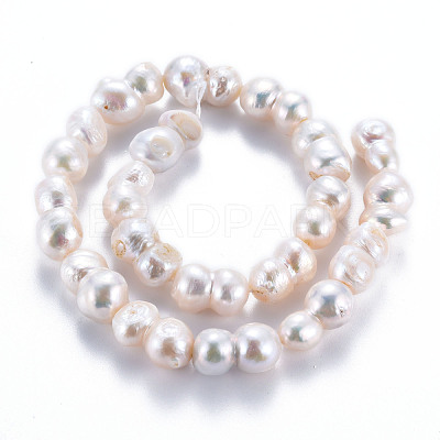 Natural Keshi Pearl Beads Strands PEAR-S020-O01-1