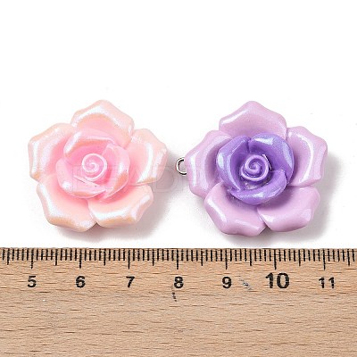 Opaque Resin Pendants RESI-B035-01-1