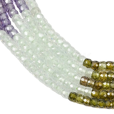 Cubic Zirconia Beads Strands ZIRC-P125-2x3mm-21-1