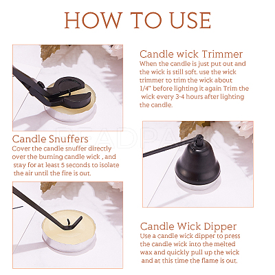 Candle Accessory Set AJEW-CP0001-14-1