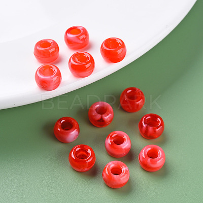 Acrylic European Beads MACR-S375-002A-M-1