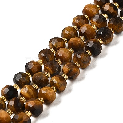 Natural Tiger Eye Beads Strands G-P508-A01-01-1