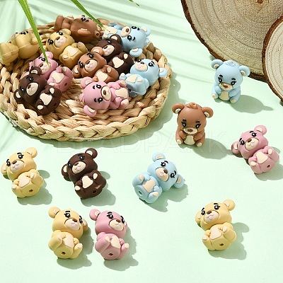 6Pcs Silicone Beads SIL-YW0002-14A-1