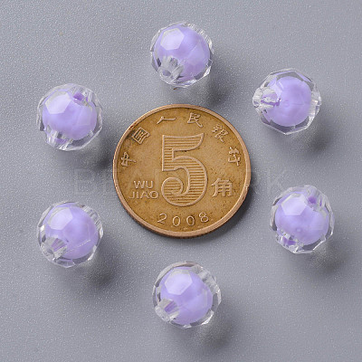 Transparent Acrylic Beads TACR-S152-04A-SS2114-1