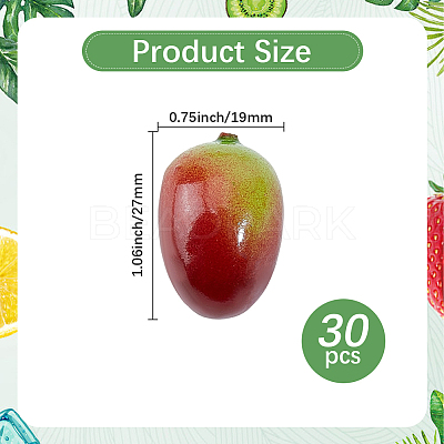 Foam Chinese Olive Display Decoration DJEW-GF0001-90A-1