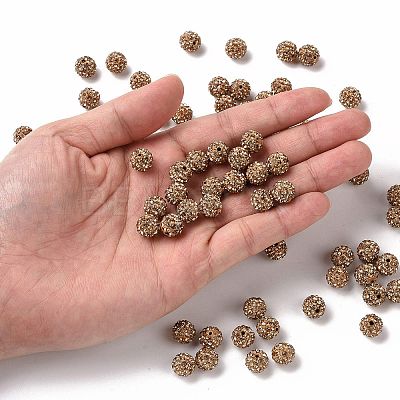 Pave Disco Ball Beads RB-A130-10mm-1-1
