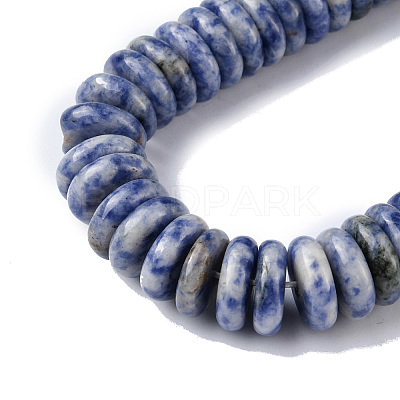 Natural Blue Spot Jasper Beads Strands G-F743-06L-1