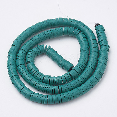 Handmade Polymer Clay Heishi Beads X-CLAY-R067-8.0mm-07-1