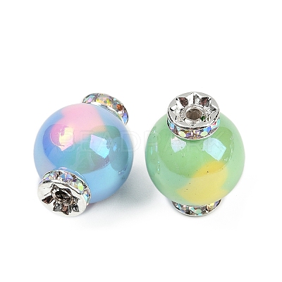 Resin Rhinestone Beads RESI-B030-01B-04-1