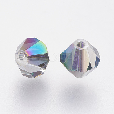 Imitation Austrian Crystal Beads SWAR-F058-6mm-31-1