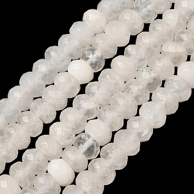Natural Quartz Crystal Beads Strands X-G-R186-14-1