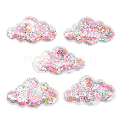 Quicksand Sequin Plastic Cabochons X-OHAR-CJC0002-04B-1