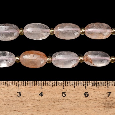 Natural Hematoid Quartz/Ferruginous Quartz Beads Strands GG-CBA5B6F-D02-01-1