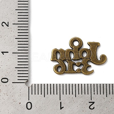 Tibetan Style Alloy Pendants EA9098Y-AB-1