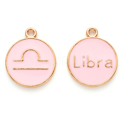 Alloy Enamel Pendants LS-ENAM-S124-01A-09K-1