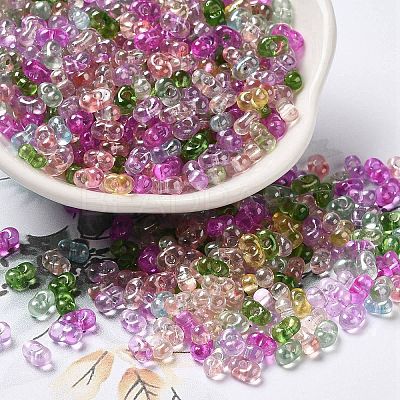 Baking Glass Seed Beads SEED-K009-07A-01-1