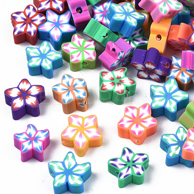 Handmade Polymer Clay Beads CLAY-N008-044-1