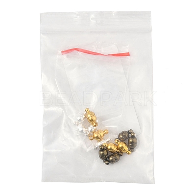 12 Sets 3 Colors Brass Magnetic Clasps KK-FS0001-55B-1