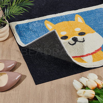 Felt & TPR Anti-slip Carpet Mat AJEW-WH0816-427A-1