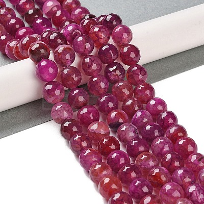 Natural Agate Beads Strands G-M437-C01-01H-1