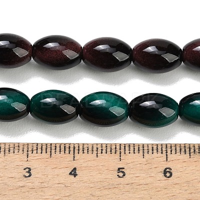 Electroplate Baking Paint Glass Beads Strands GL-CBA8F4B-01-1
