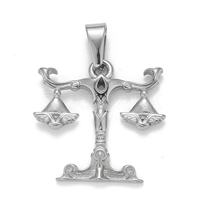 Non-Tarnish 304 Stainless Steel Pendants STAS-D165-14P-09-1
