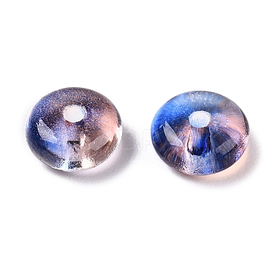 Electroplate Transparent Colours Rainbow Glass Seed Beads SEED-T007-03F-1