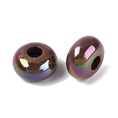 Opaque Acrylic European Beads OACR-E033-19A-1